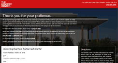 Desktop Screenshot of kennedy-center.net